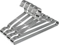 Stainless Steel Hangers, 40 Pack, 16.5 Inch, 15 lb Capacity