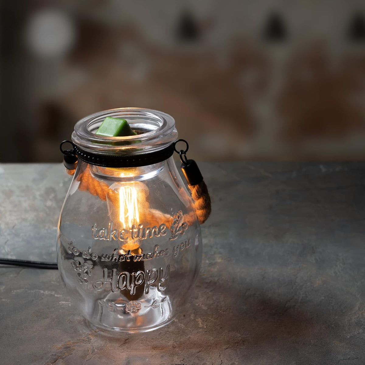 ScentSationals Happy - Edison Bulb Wax Warmer for Scented Wax Melts