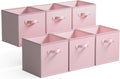 GRANNY SAYS 13x13 Cube Storage, Pink Storage Cube Organizer Bins, 6-Pack