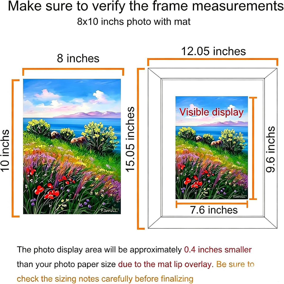 BESCRCL 11x14 Picture Frame Set of 6, Gallery Wall Decor Frames, White