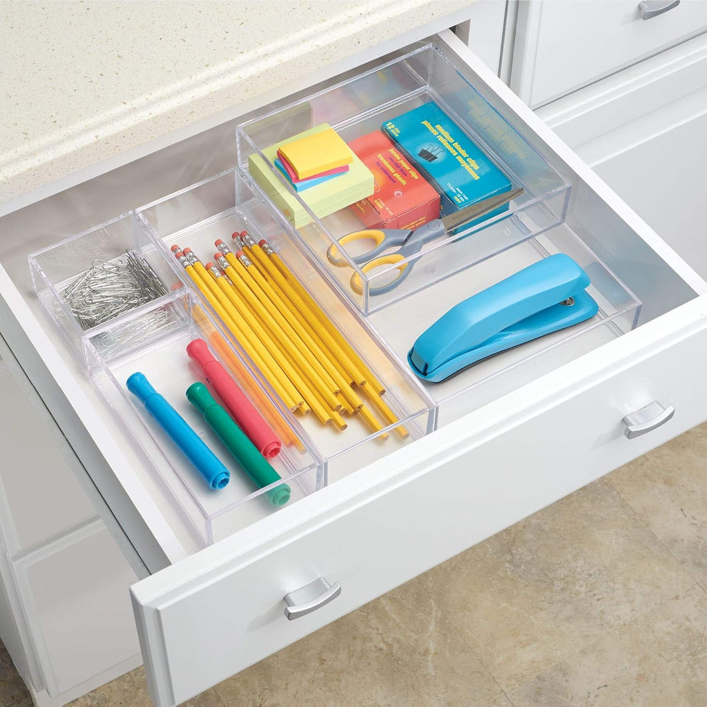 iDesign Clear Drawer Organizer