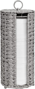 GRANNY SAYS Toilet Paper Storage with Lid, Wicker Toilet Paper Holder