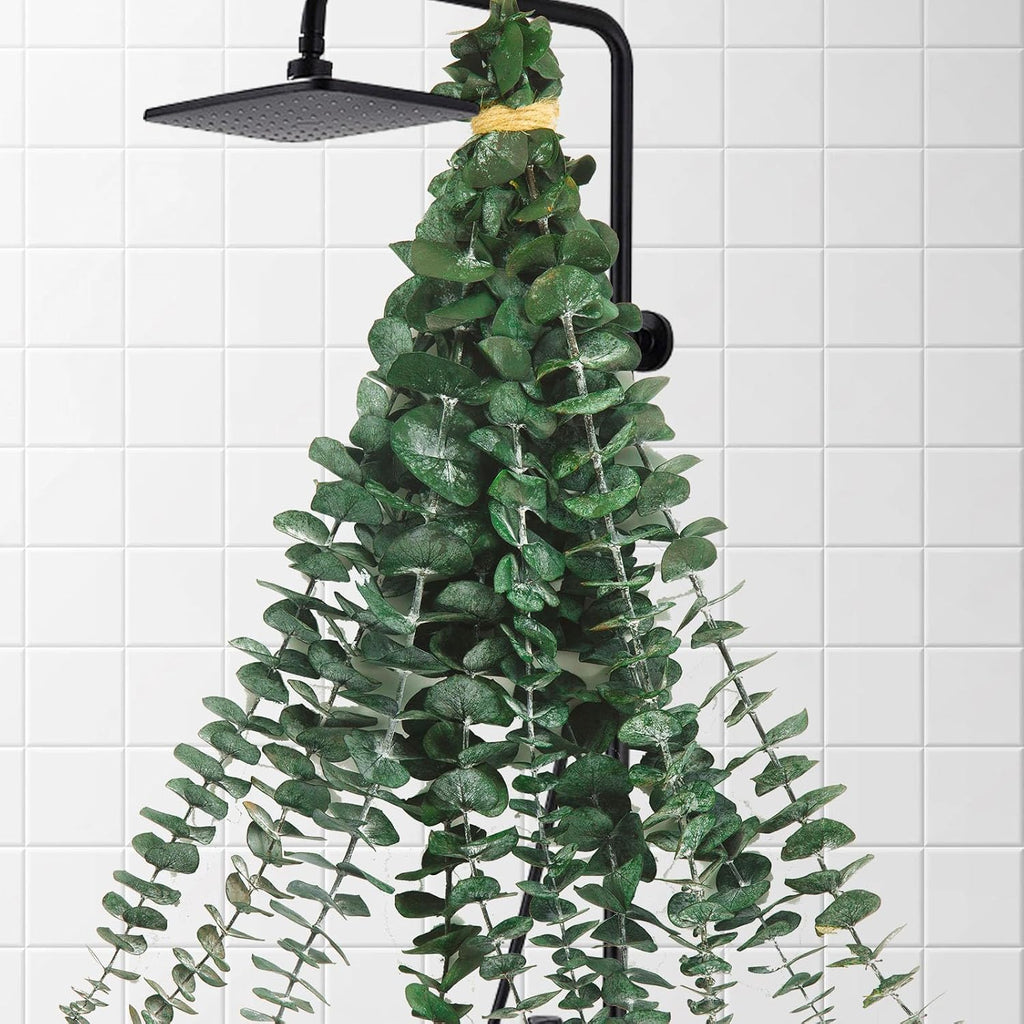 10 Pcs Dried Eucalyptus Stems, 17'' Real Hanging Eucalyptus for Shower
