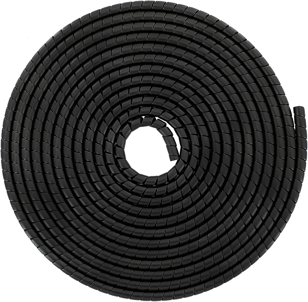 Spiral Wrap Hose Cable Protector - 0.5" OD x 25' Pre-Cut Lengths-Safe Hose Protector to Avoid Wear and Extend Life for Hydraulic Pneumatic Hoses