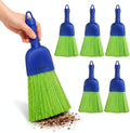 Domensi 6 Pcs Whisk Broom Poly Fiber Hand Brush with Hang Hole Car Cleaning