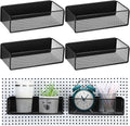 Tioncy 4 Pcs Magnetic Storage Bin Magnetic Locker Organizer for Pegboard