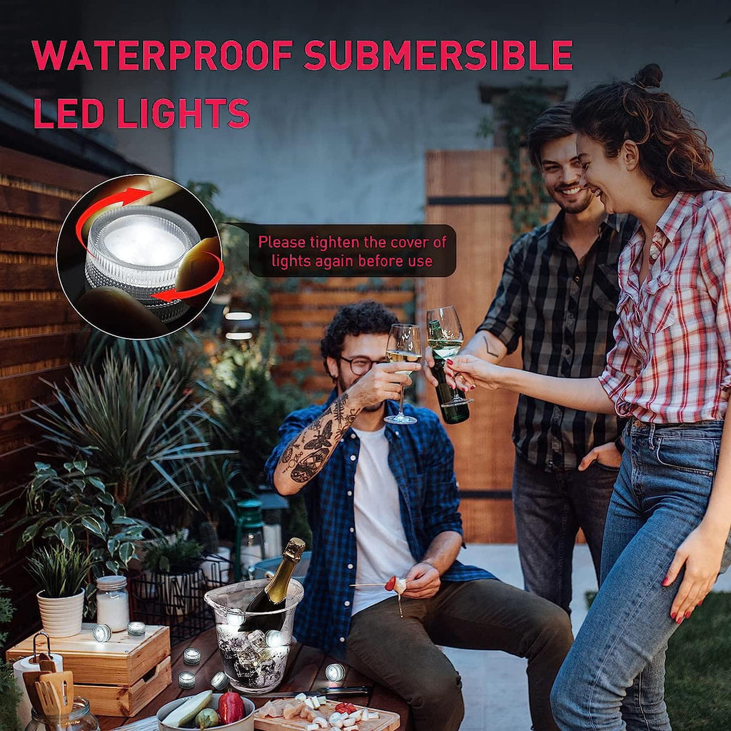 20 Pack Submersible Waterproof Halloween Pumpkin Jack O Lantern Light