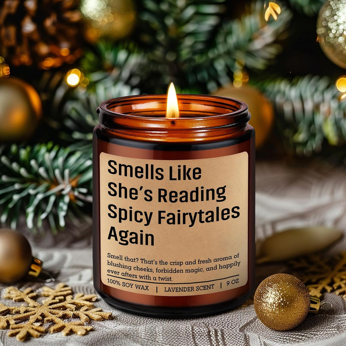 LEADO Candle, Spicy Book Lover Gifts for Women, Romantasy Book Lovers Gifts