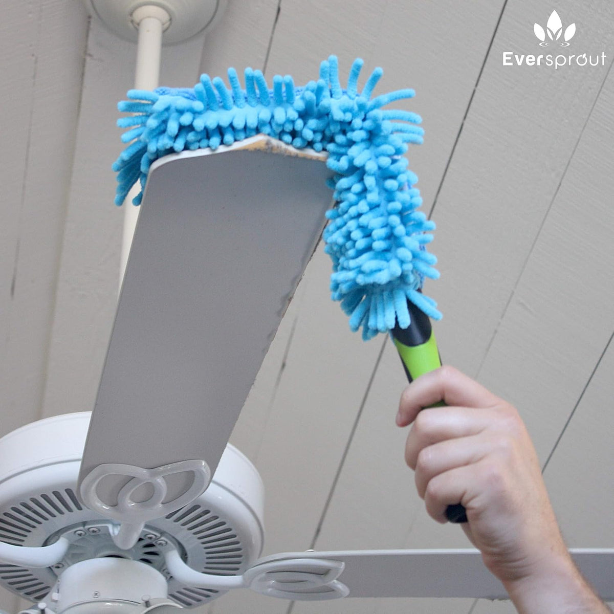 EVERSPROUT Fan Duster (Attachment Only), Bendable Microfiber Cleaner