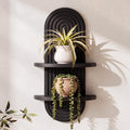 Heiple Boho Arched Floating Shelves, Black, 22"-1 Pcs