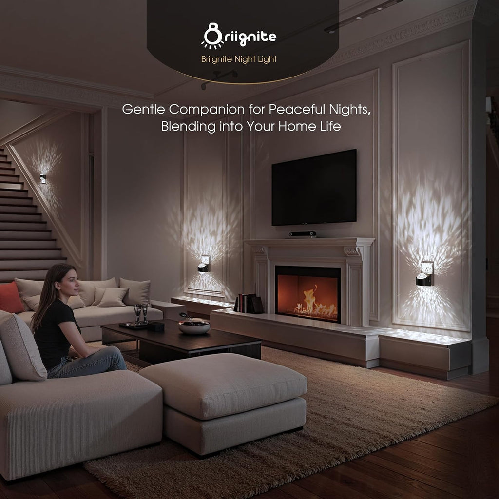 Briignite Night Light, Night Lights Plug into Wall, Night Light for Bedroom
