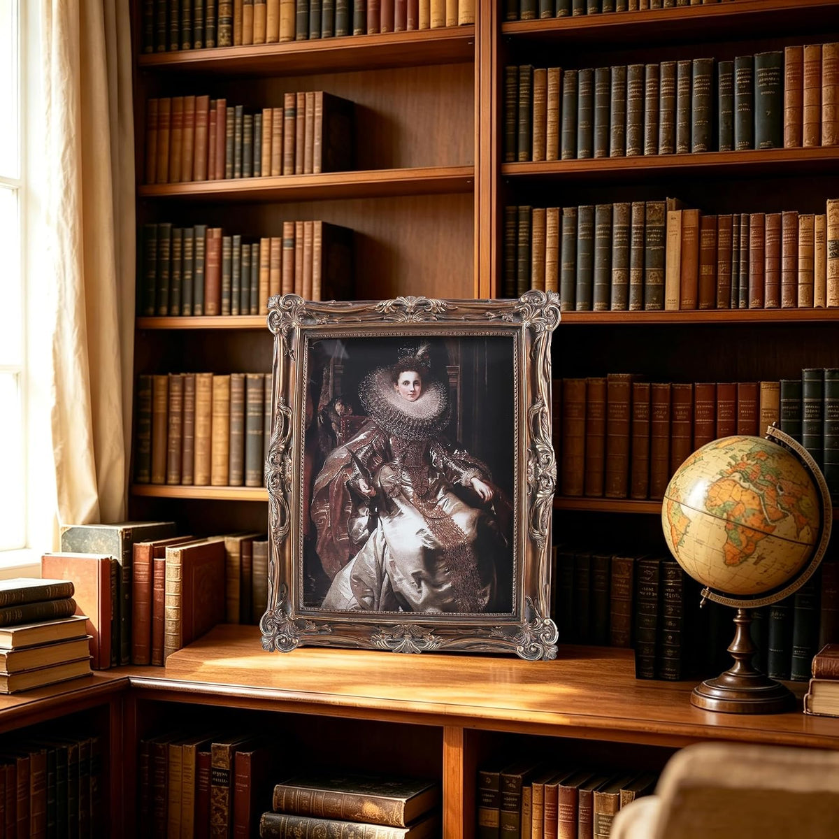 8x10 Vintage Picture Frames Ornate Bronze Antique Picture Frames 8x10 photo frame with Front Glass for Wall Hanging and Tabletop Unique Home Decor Wall Decor Living Room Victorian Style