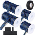 132 ft Expandable Braided Cable Sleeve Wire Loom PET Wire Sleeving，Wrap Management Mesh for Audio Video and Other Home Device Cable Automotive Wire - (1/2 Inch, 1/4 Inch, 3/8 Inch,3/4 Inch,Blue)