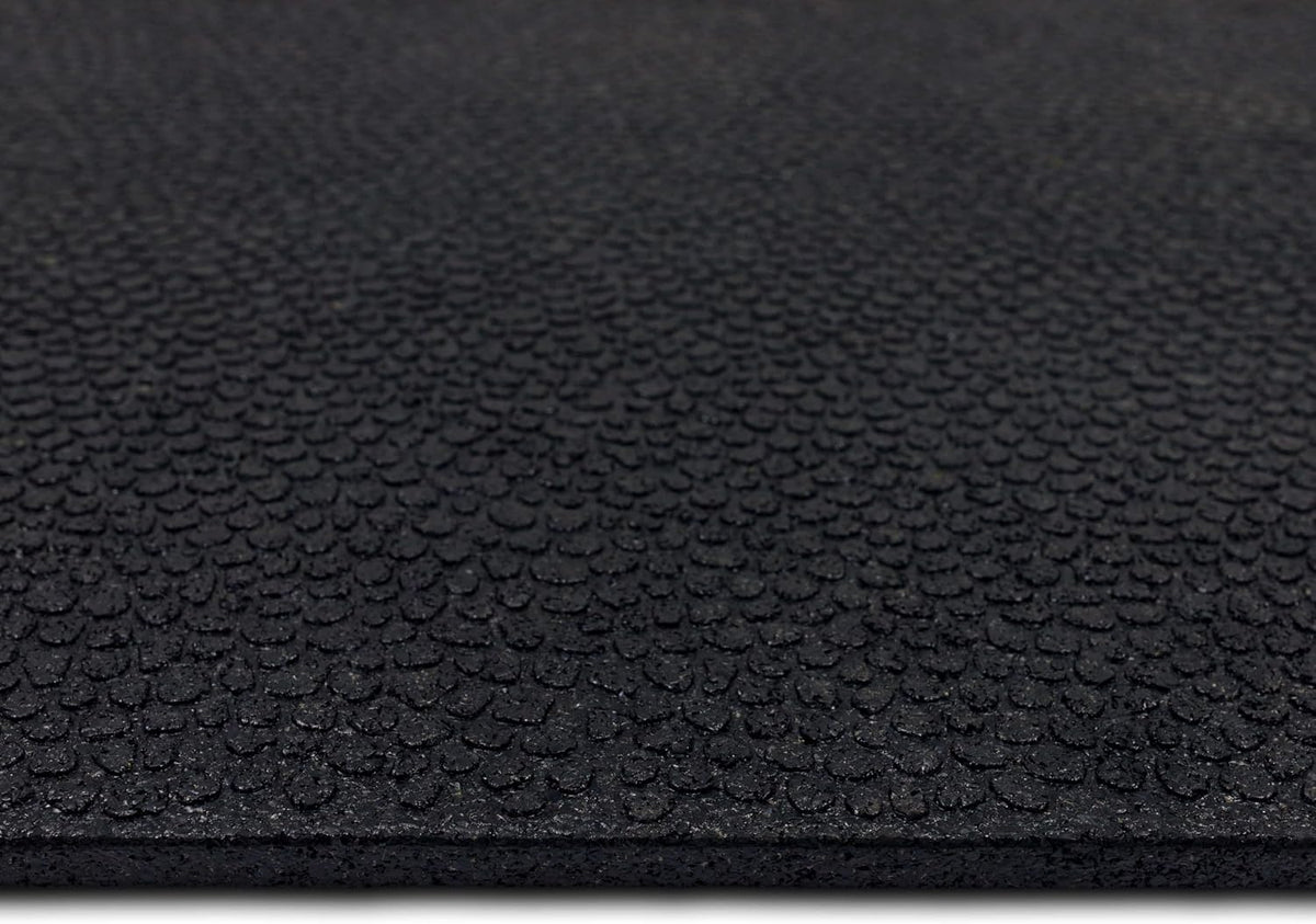 Mohawk Home Heavy Duty Rubber Stall Mat - Gym Floor- Under Dog Crate - All Purpose Utility 2'x2' - 1/2" Thick - Solid Texture