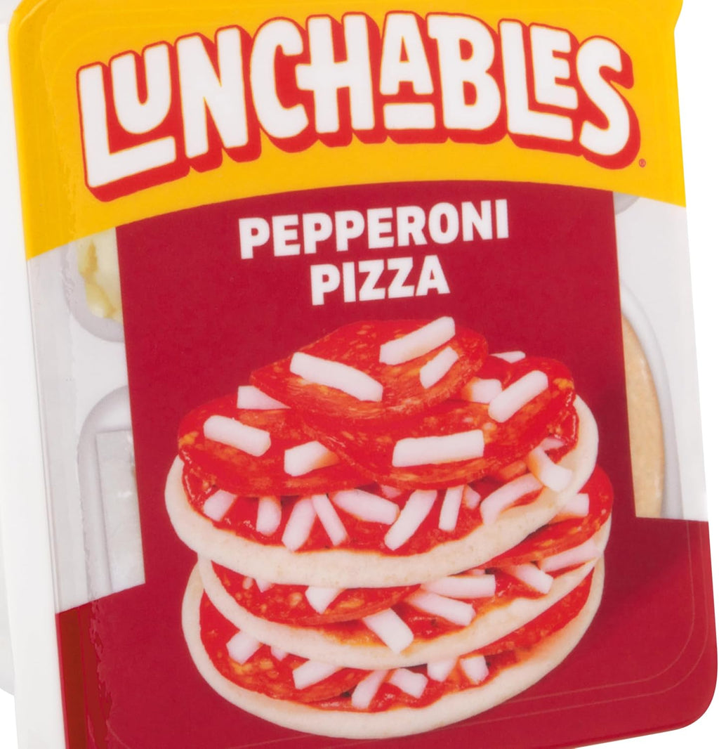 Hallmark Kraft Christmas Ornaments (Lunchables Pepperoni Pizza) Set of 2