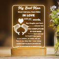 Attivolife Husband 3D Night Light, LED Illusion Optical Wooden Romantic Warm Colors Lamp, Best Room Home Table Decor for Men Dad Lover Boy Him Birthday Wedding Anniversary Valentines Christmas Gifts