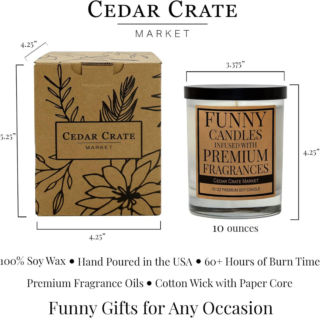 House Warming Gifts New Home - Funny Housewarming Gifts for Women, Men - Small, New Old House, First Apartment, Hello Neighbor, Closing for Buyers, Welcome Decorations, 100% Soy Candle