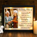 Memorial Gifts LED Shadow Box 4x6 Picture Frame Sympathy Condolences Grief