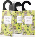 Large 12 Packs White Gardenia Hanging Scented Sachets Long-Lasting Closet Deodorizer Air Freshener Fabric Refresher Odor Eliminator for Drawer Home Fragrance Gift Set