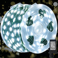WATERGLIDE Extra Long 328 FT Christmas Lights, 1000 LED Cool White Lights