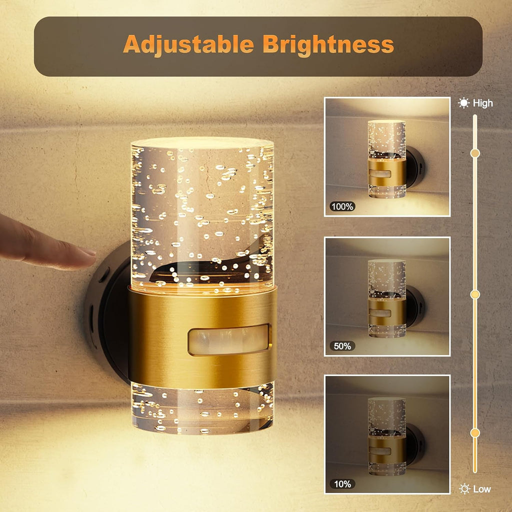 JandCase Motion Sensor Night Light, Wireless Rechargeable Night Light