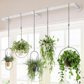 Bamworld Window Plant Hanger Indoor 63in Hanging Planters for Indoor Plants