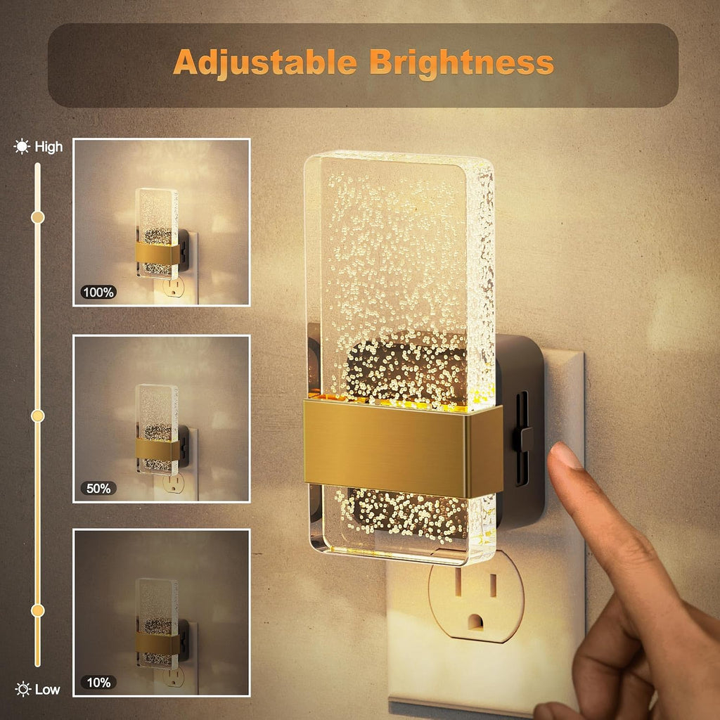 JandCase Night Lights Plug into Wall, Dusk to Dawn Sensor
