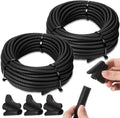 Sasylvia 1" x 60ft Split Wire Loom Tubing with Installation Tool