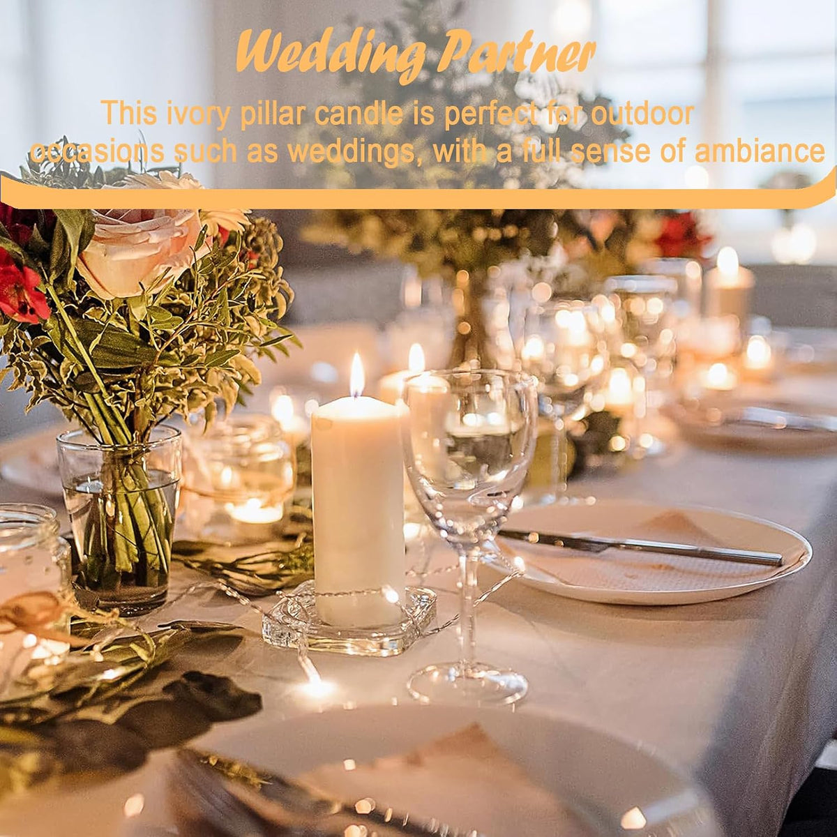 18 Pcs Ivory Pillar Candles Bulk Set，2x3 2x6 2x8 Inch - 12 Each Size，Hurricane Candles，Dripless Unscented Smokeless，Gives You a Better Atmosphere When Organizing Wedding or Event Party.