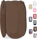 Handy Laundry Collapsible Mesh Pop Up Laundry Hamper with Side Pocket
