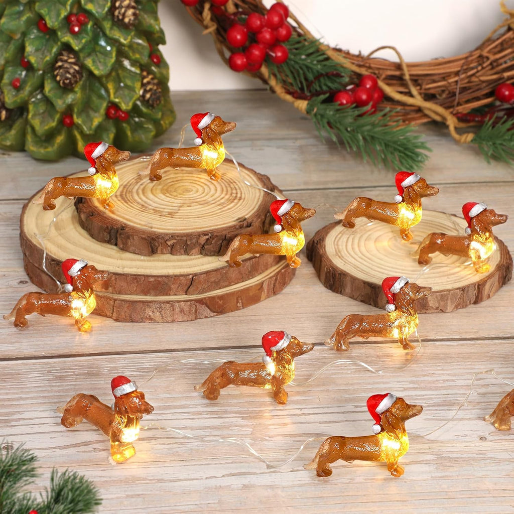 Impress Life Dachshund Dog Christmas String Lights