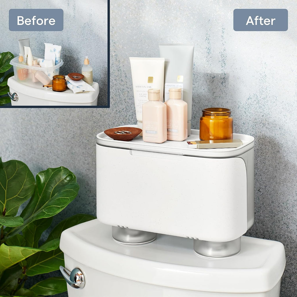 YouCopia HideAway Toilet Cabinet, Over Toilet Bathroom Storage Organizer