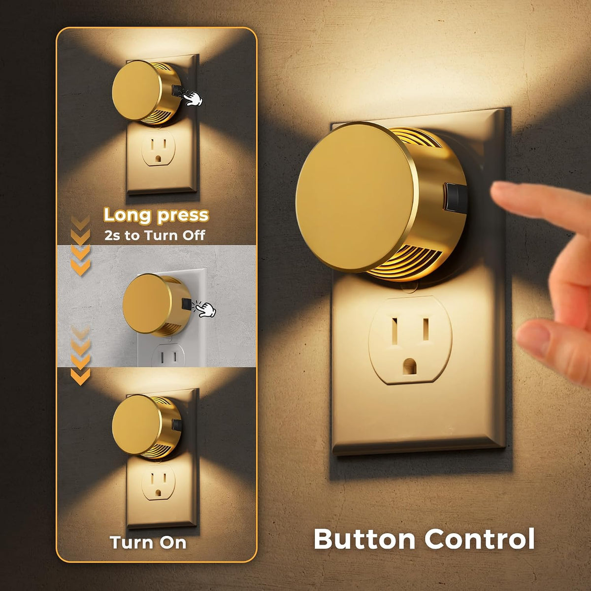 L LOHAS LED Night Lights Plug into Wall, Plug in Night Light