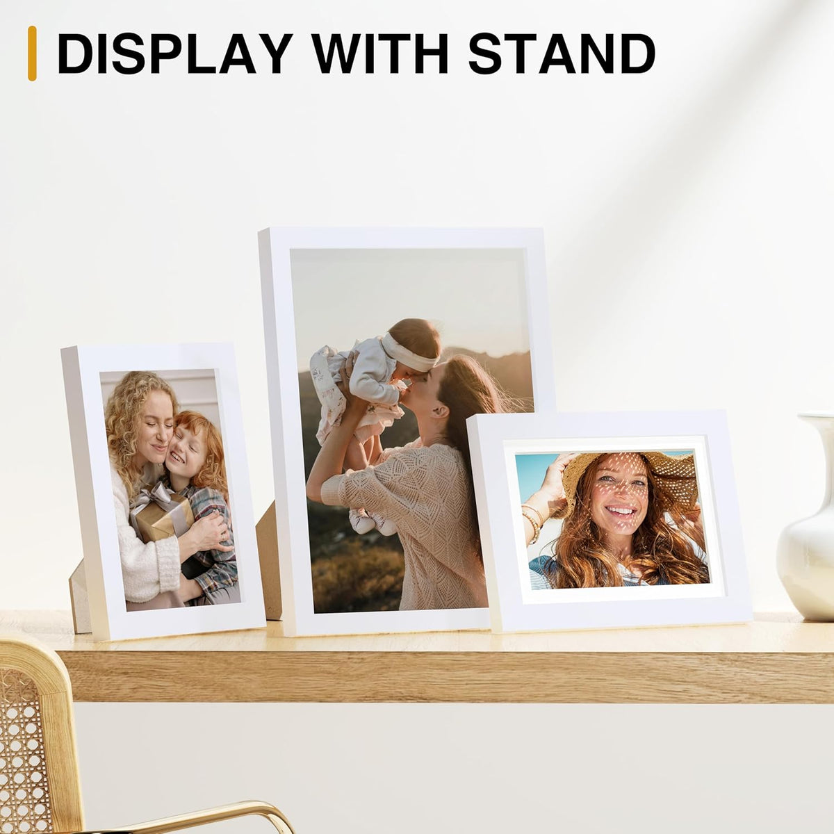 Vittanly 12 Pack Picture Frames Collage Wall Decor, White