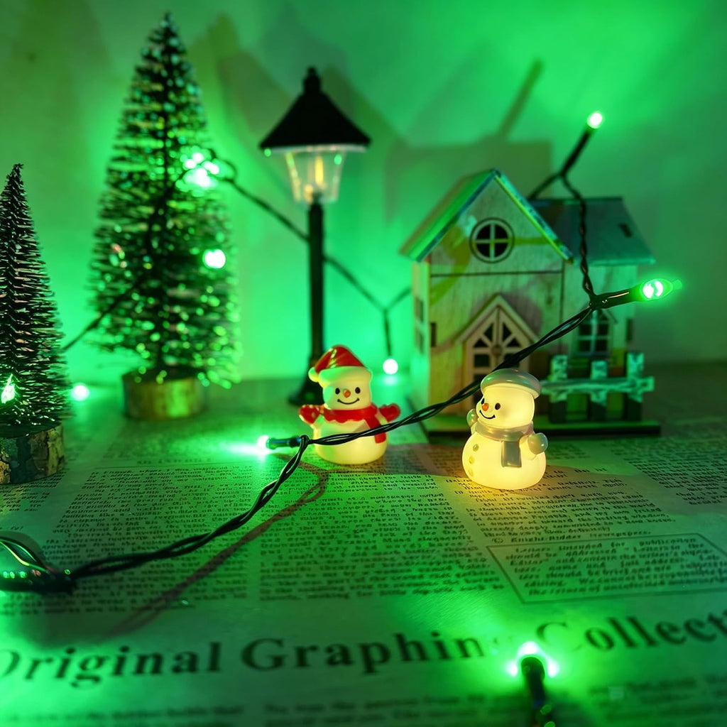 2 Pack Battery Operated String Lights - 9.8ft 30 LEDs Green