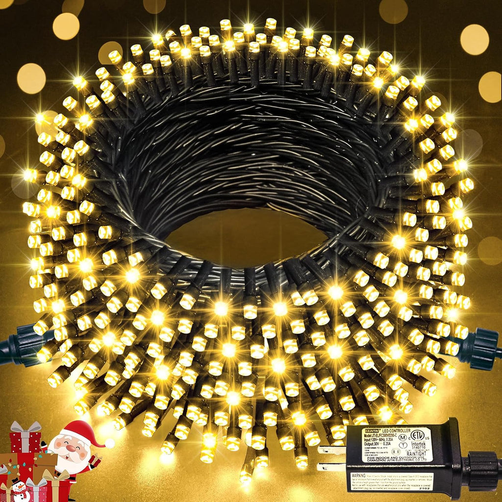 JMEXSUSS 66ft 200LED Christmas Lights Outdoor, Christmas Tree Lights Indoor