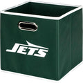 Franklin Sports NFL New York Jets Collapsible Storage Bin - 11"x11"