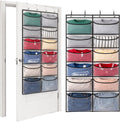 Yookeer Over The Door Hoodie Organizer 12 Large Mesh Sweatshirt Organizer