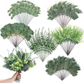 Ceenna 200 Pcs 6 Kind Mixed Eucalyptus Leaves Stem Bulk Artificial Greenery