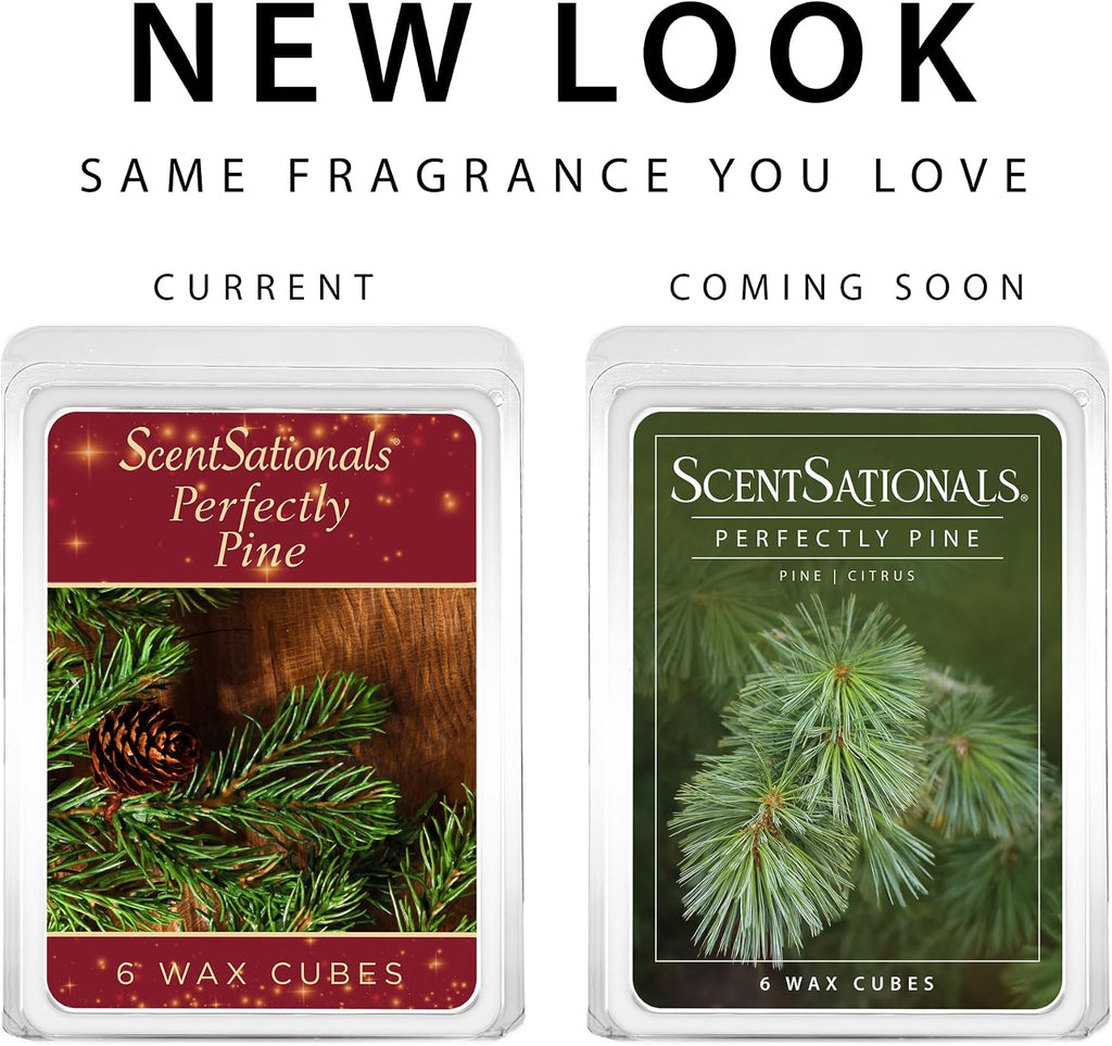 ScentSationals Perfectly Pine - Pine Scented Christmas Wax Melts 10oz