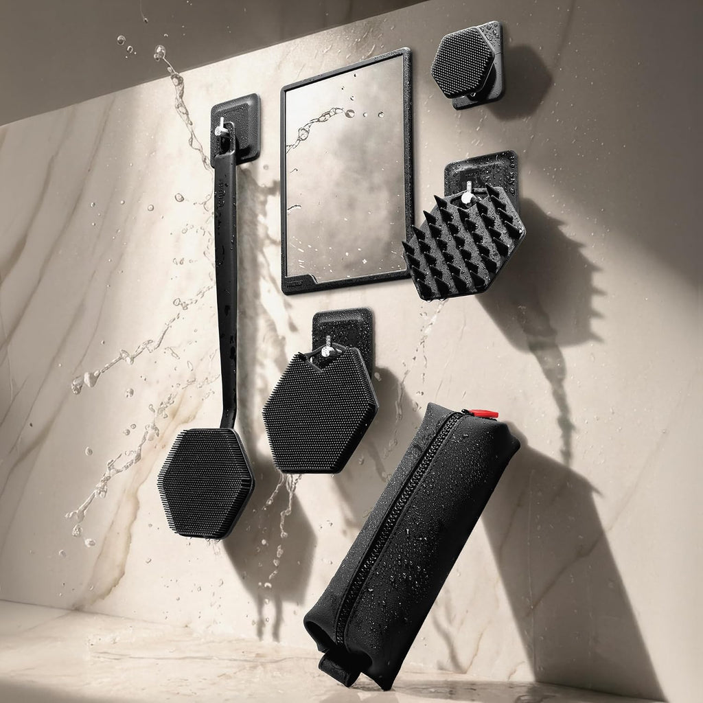 TOOLETRIES The Henry Essentials Holder, Bathroom Organizer - Charcoal