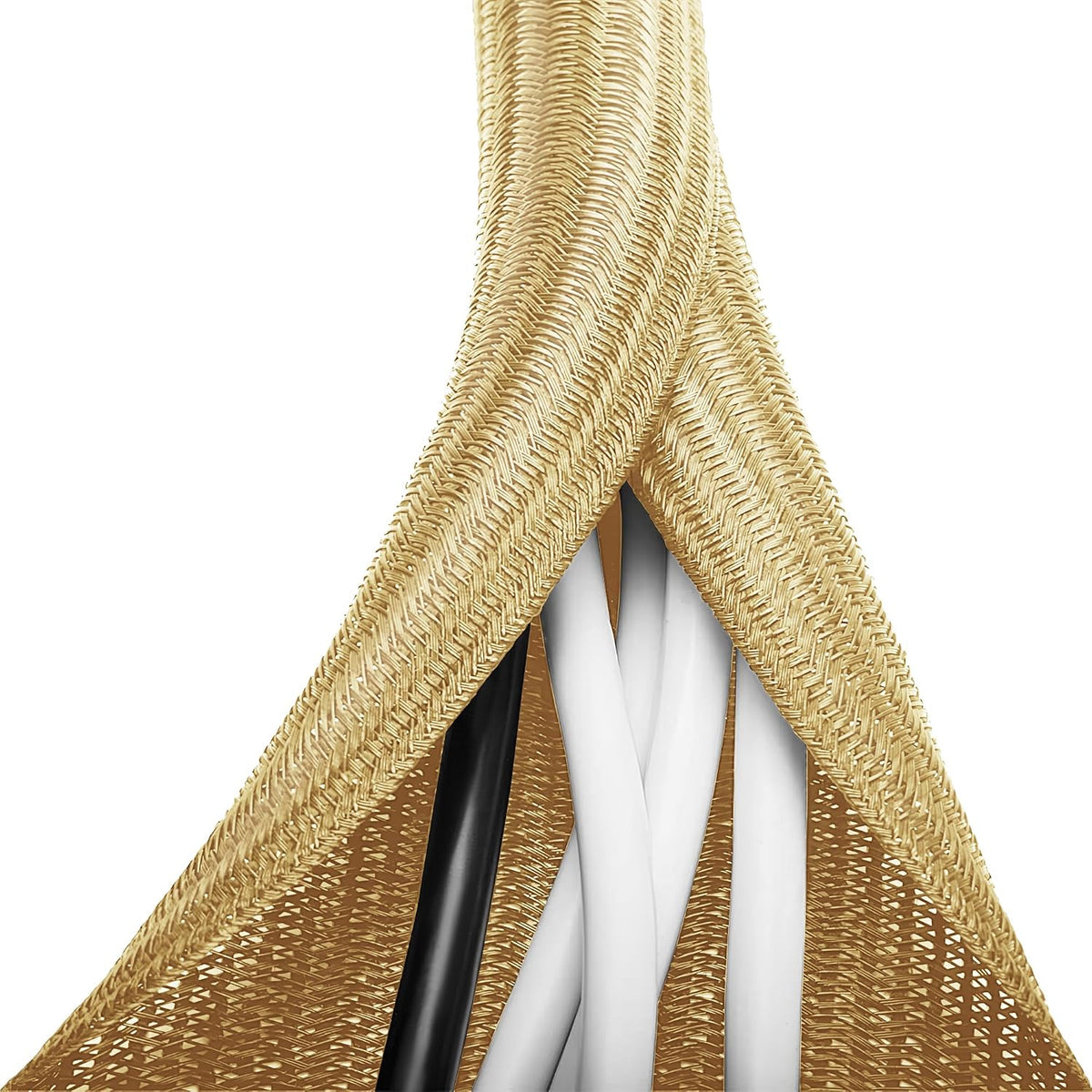 Gold Cable Sleeve, 6.6ft, 4/5 inch