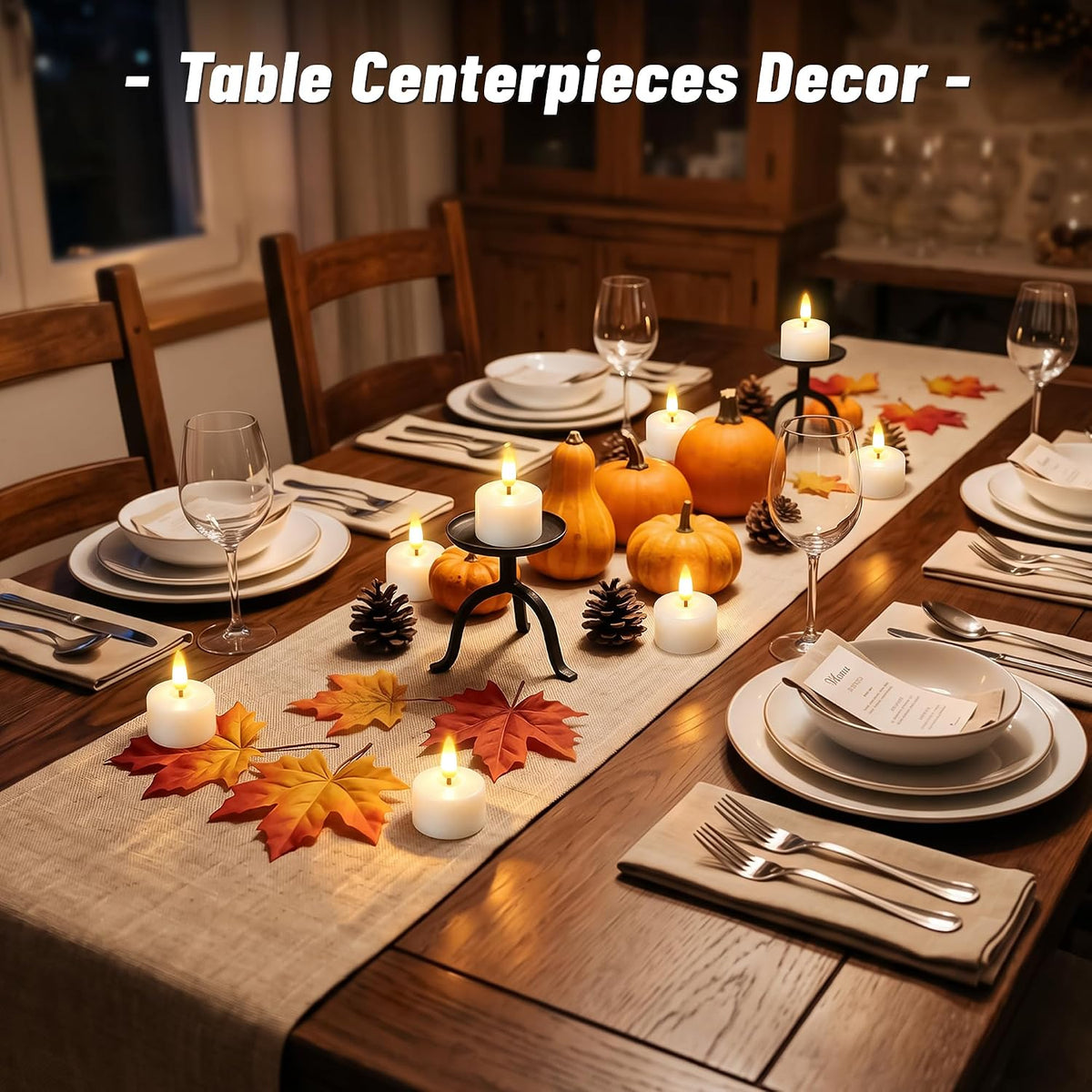 12 Pcs Rechargeable Flameless Candles with Remote Timer & Charging Base