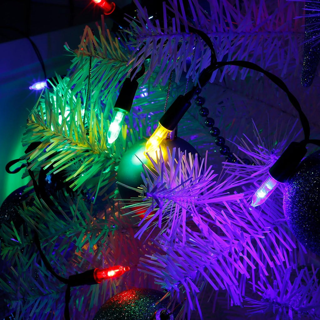 Joliyoou 16Ft 50LEDs Christmas Mini String Lights, 2 Packs