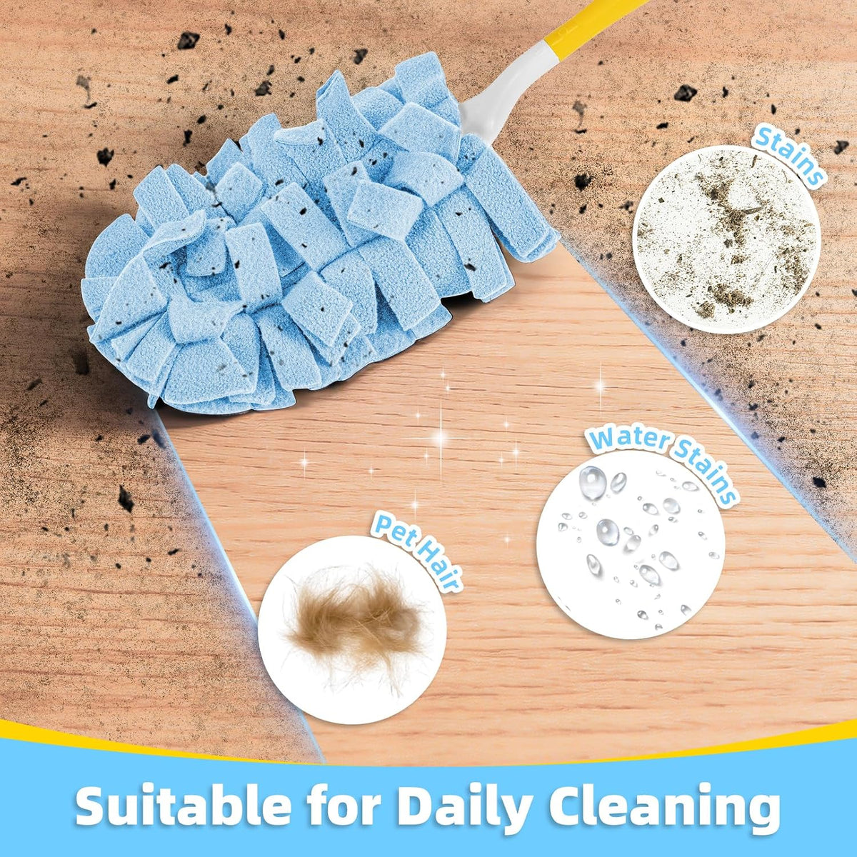Reusable Duster Refills, Washable Duster for Swiffer (6 PCS)