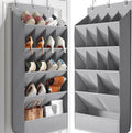 Mefirt Large Over the Door Shoe Organizer for Closet Fit 20 Pairs