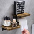 Toilet Paper Holder - Adhesive Farmhouse for Wipes&Cell Phone&Fragrance