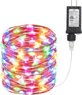 Joomer Fairy String Lights 33FT 100LED Plug in Lights Indoor, Multicolor