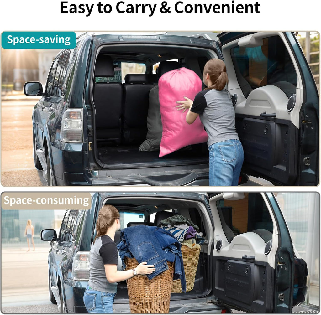 F-color Travel Laundry Bags - Dirty Clothes Travel Bag for Cruise, 24x36 in