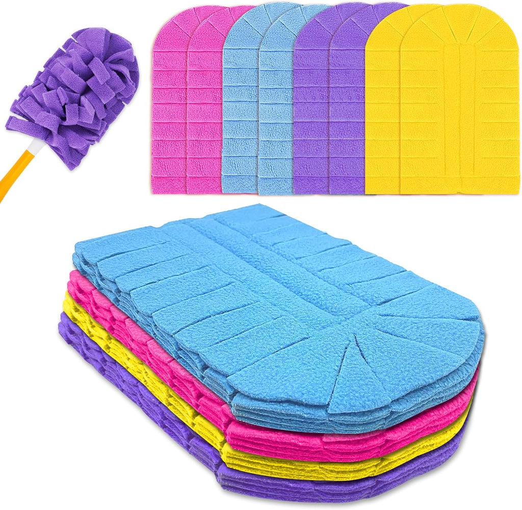 KEEPOW 12 Pack Refills Compatible with Swiffer Ext Handle, 360 Heavy Duty